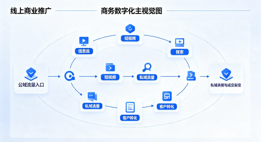 北戴河区线上商业推广怎么做？全域流量闭环搭建与低成本转化实战指南